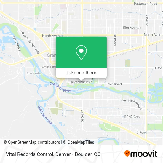 Vital Records Control map
