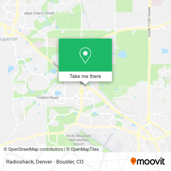 Radioshack map