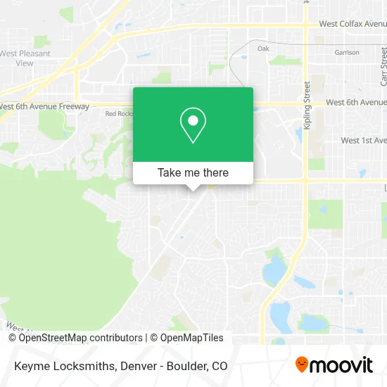Keyme Locksmiths map
