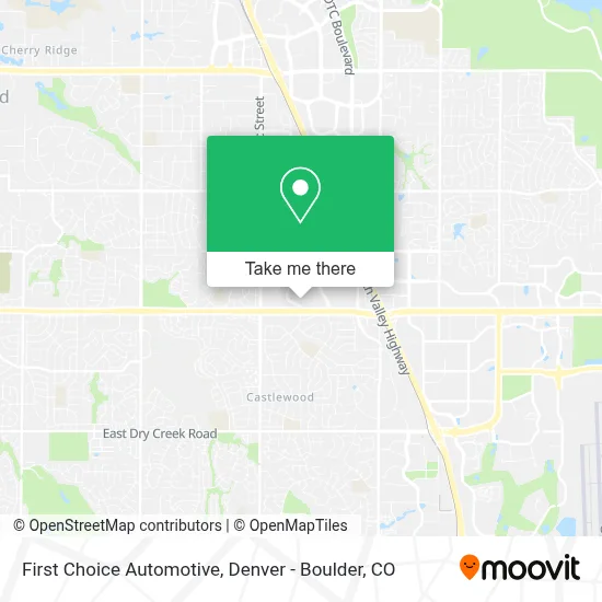 First Choice Automotive map