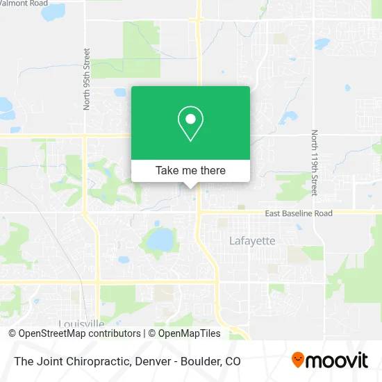 The Joint Chiropractic map