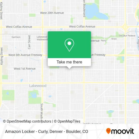 Amazon Locker - Curly map