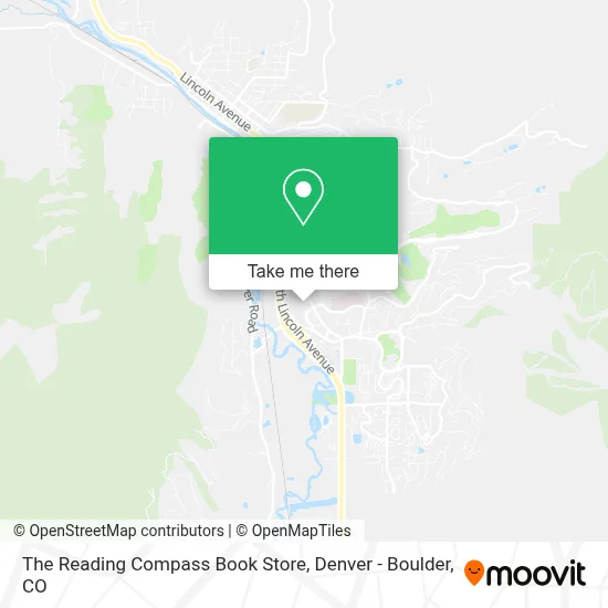 The Reading Compass Book Store map
