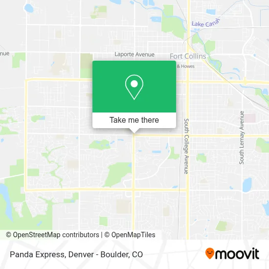 Panda Express map