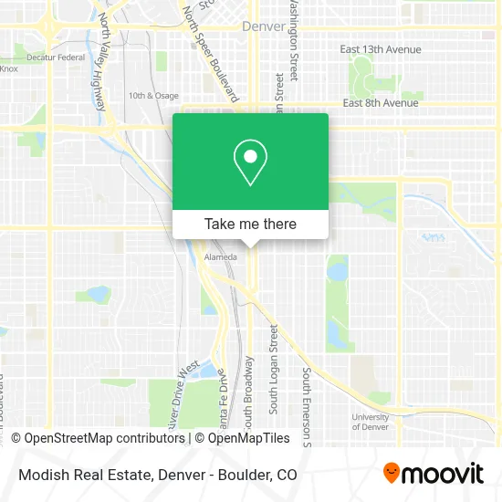 Modish Real Estate map