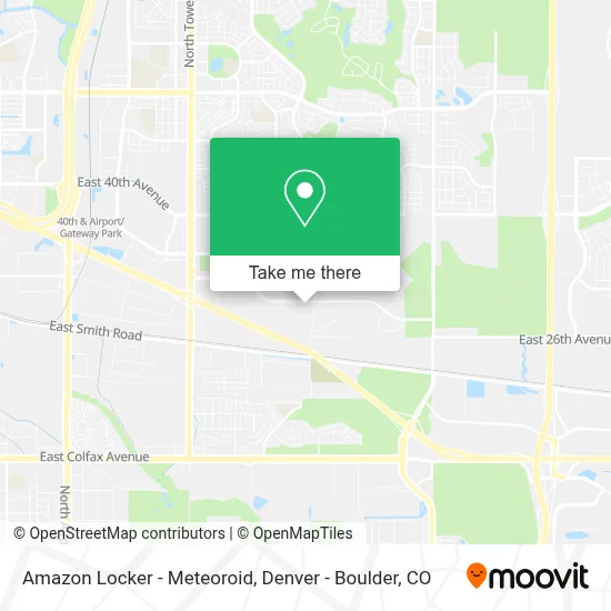 Amazon Locker - Meteoroid map
