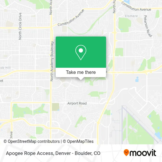 Apogee Rope Access map