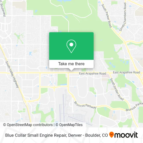 Blue Collar Small Engine Repair map