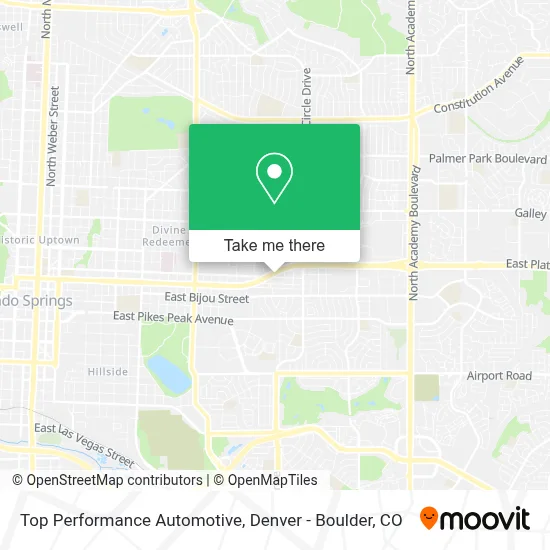 Top Performance Automotive map