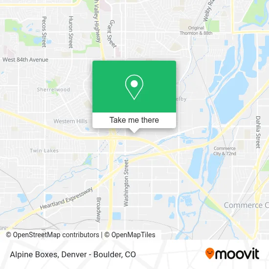 Alpine Boxes map