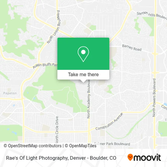 Rae's Of Light Photography map