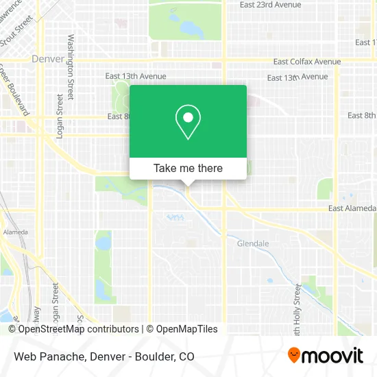 Web Panache map