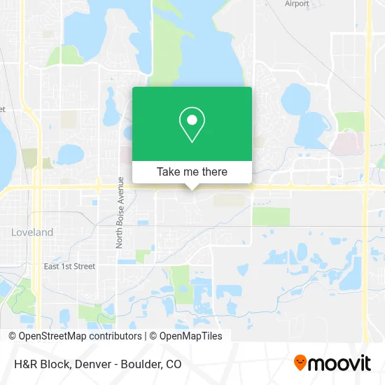 H&R Block map