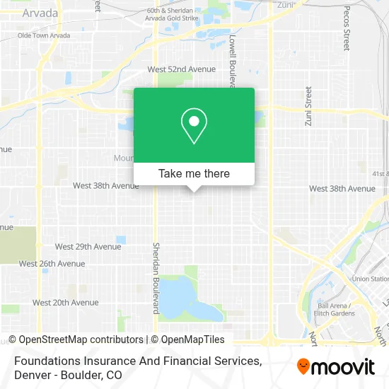 Foundations Insurance And Financial Services map