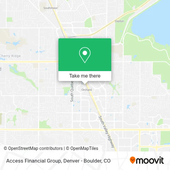 Access Financial Group map