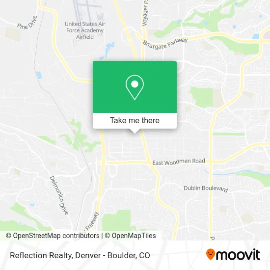 Reflection Realty map