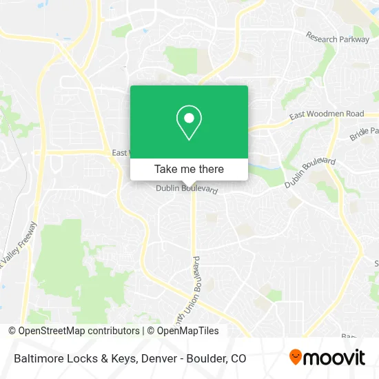 Baltimore Locks & Keys map