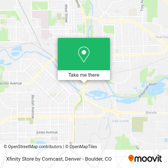 Xfinity Store by Comcast map