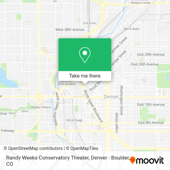 Randy Weeks Conservatory Theater map