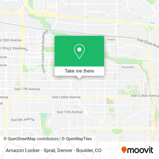 Amazon Locker - Sprat map
