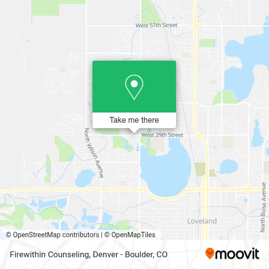 Firewithin Counseling map