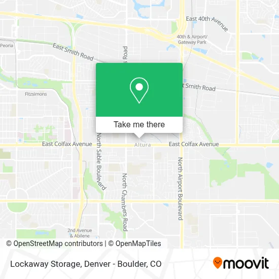 Lockaway Storage map