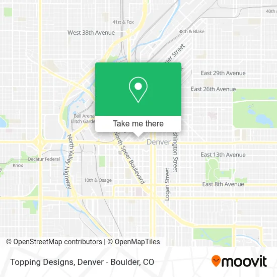 Topping Designs map