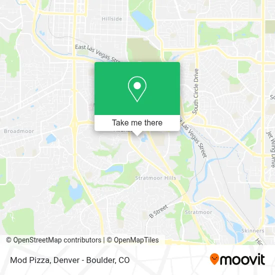 Mod Pizza map