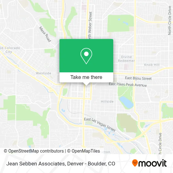 Jean Sebben Associates map