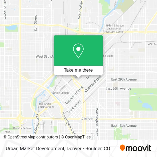 Urban Market Development map