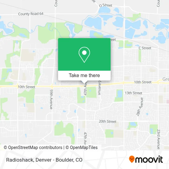 Radioshack map