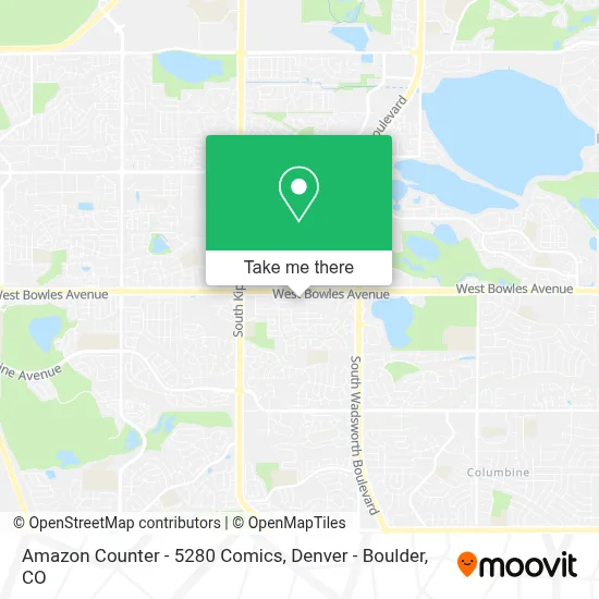 Amazon Counter - 5280 Comics map