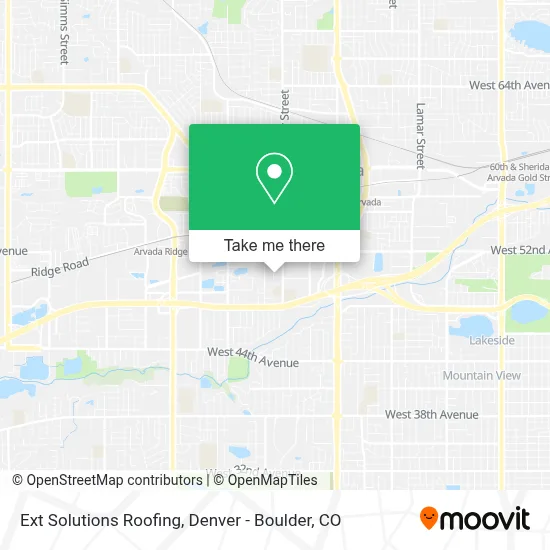 Ext Solutions Roofing map