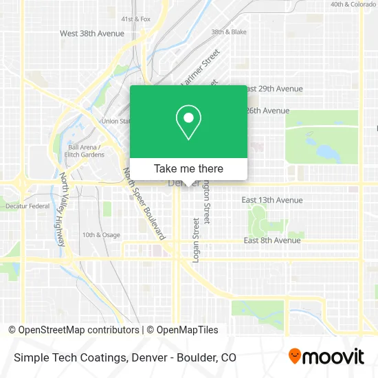 Simple Tech Coatings map