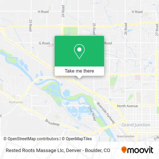 Rested Roots Massage Llc map