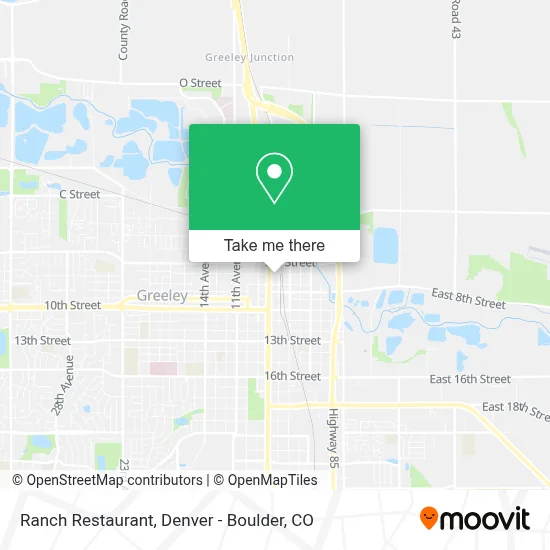 Ranch Restaurant map