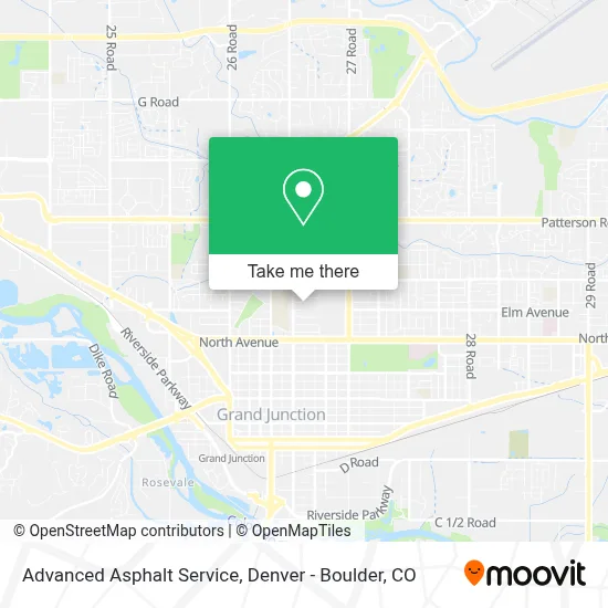 Advanced Asphalt Service map