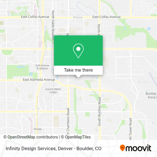 Infinity Design Services map