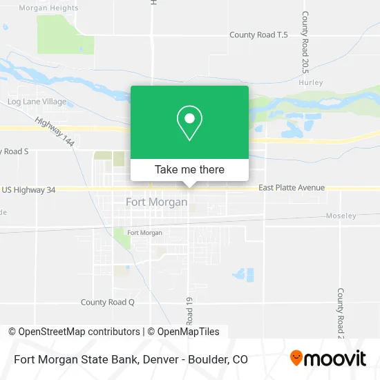 Fort Morgan State Bank map