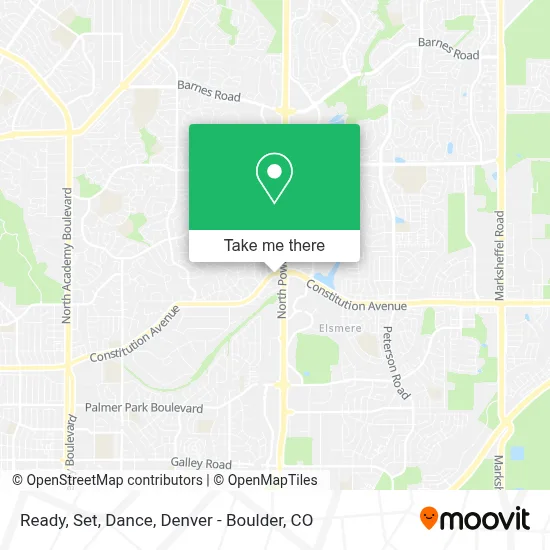 Ready, Set, Dance map