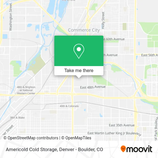 Americold Cold Storage map