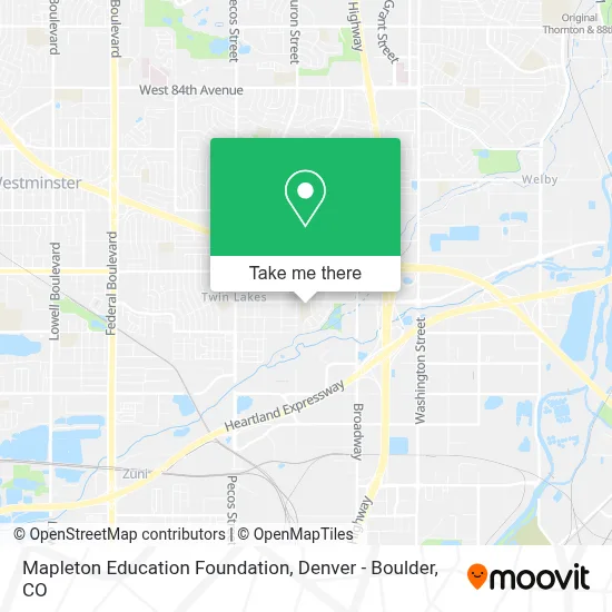 Mapleton Education Foundation map