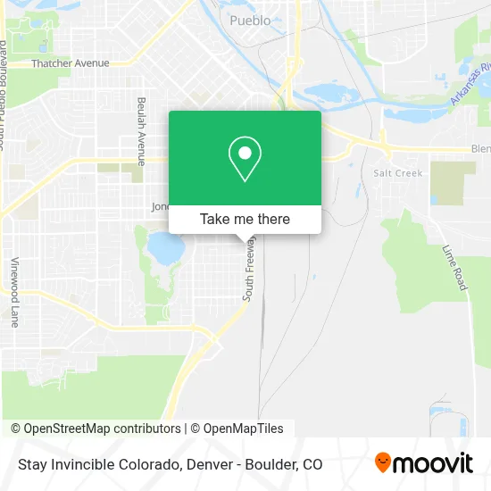 Stay Invincible Colorado map