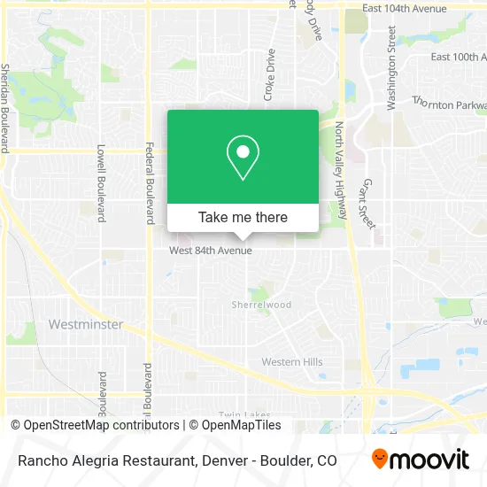 Rancho Alegria Restaurant map