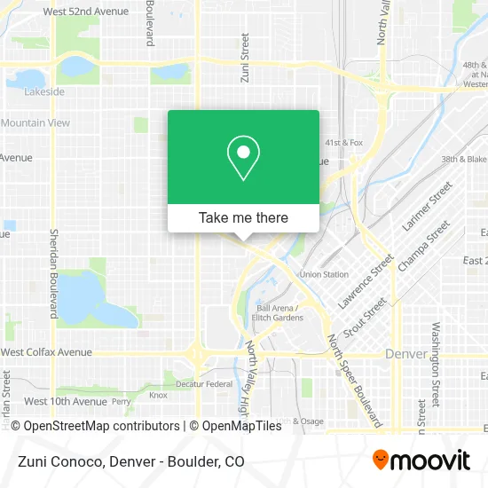 Zuni Conoco map