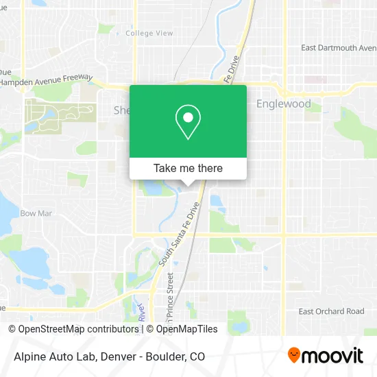 Alpine Auto Lab map