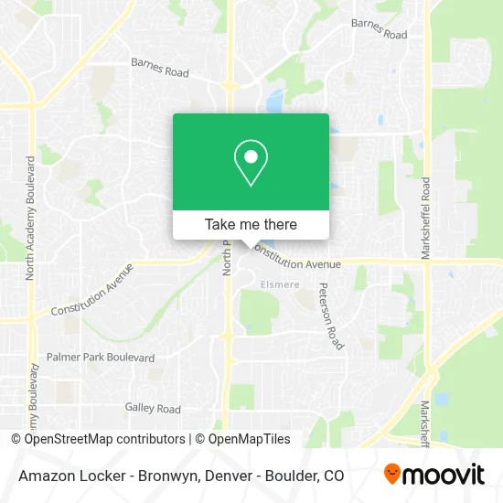 Amazon Locker - Bronwyn map