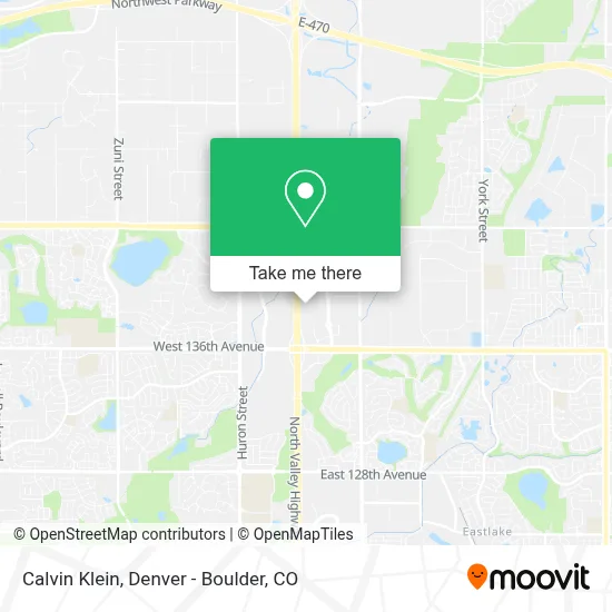 Calvin Klein map