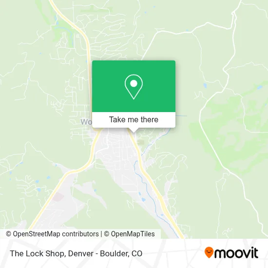 The Lock Shop map