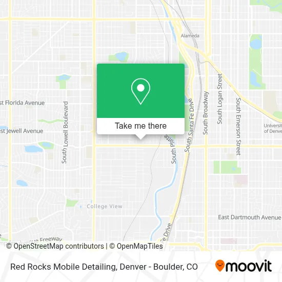 Red Rocks Mobile Detailing map